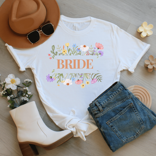 Bouquet Bride T-Shirt