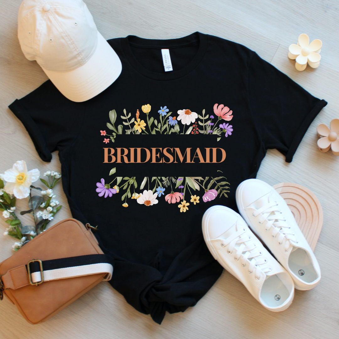 Bouquet Bridesmaid T-Shirt