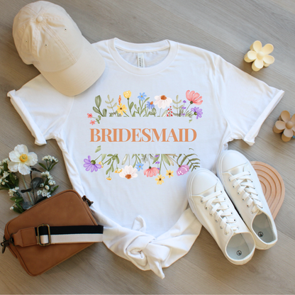 Bouquet Bridesmaid T-Shirt