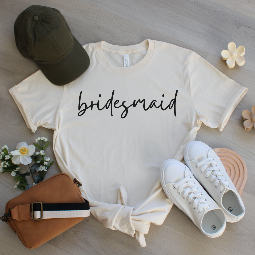 Simplistic Bridesmaid T-Shirt