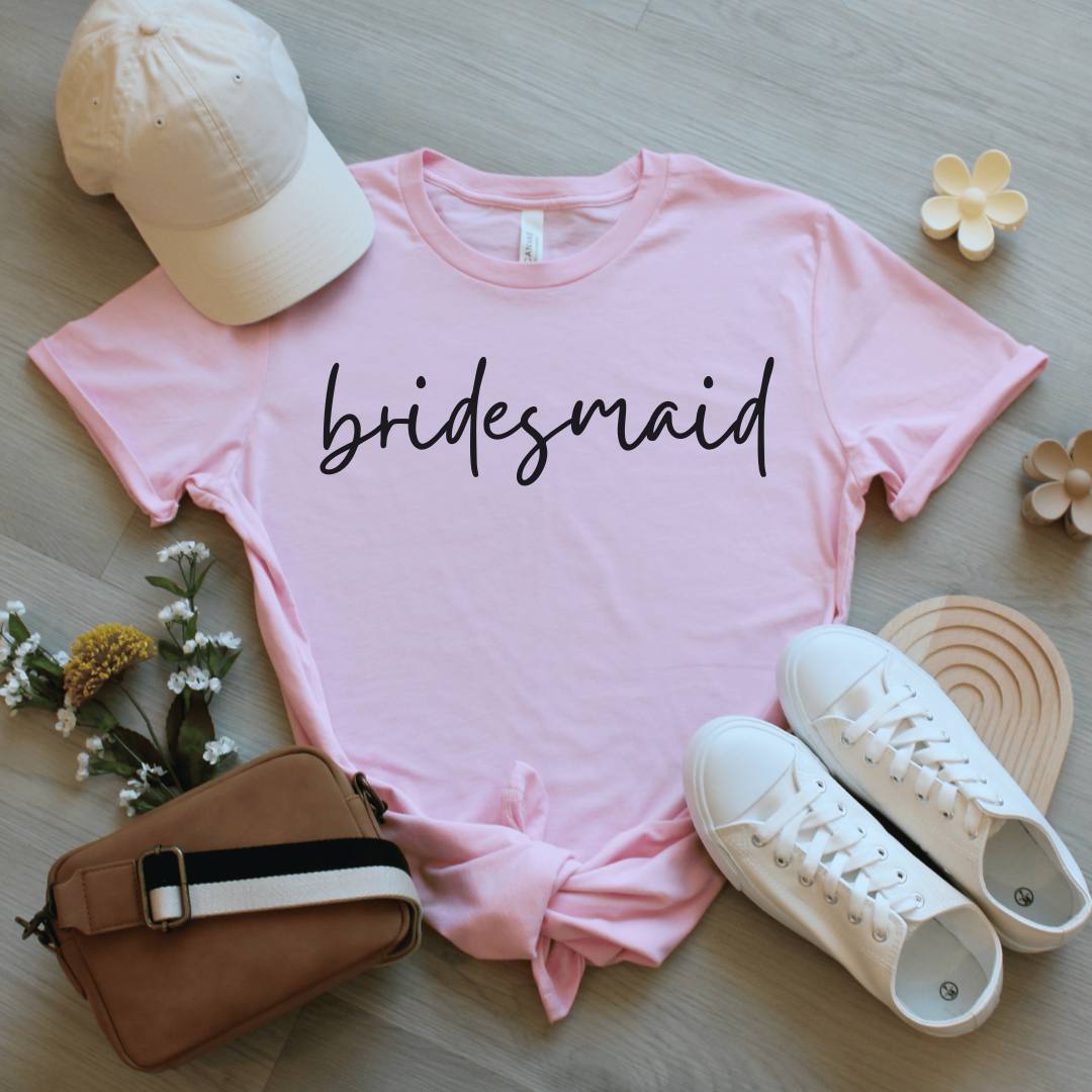 Simplistic Bridesmaid T-Shirt