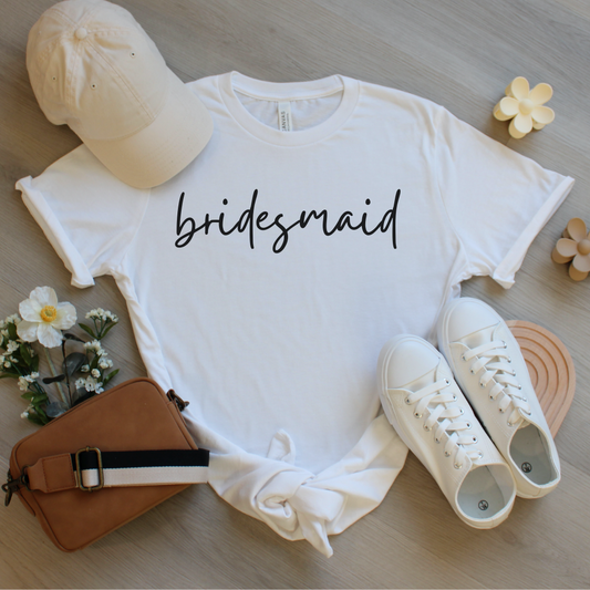 Simplistic Bridesmaid T-Shirt