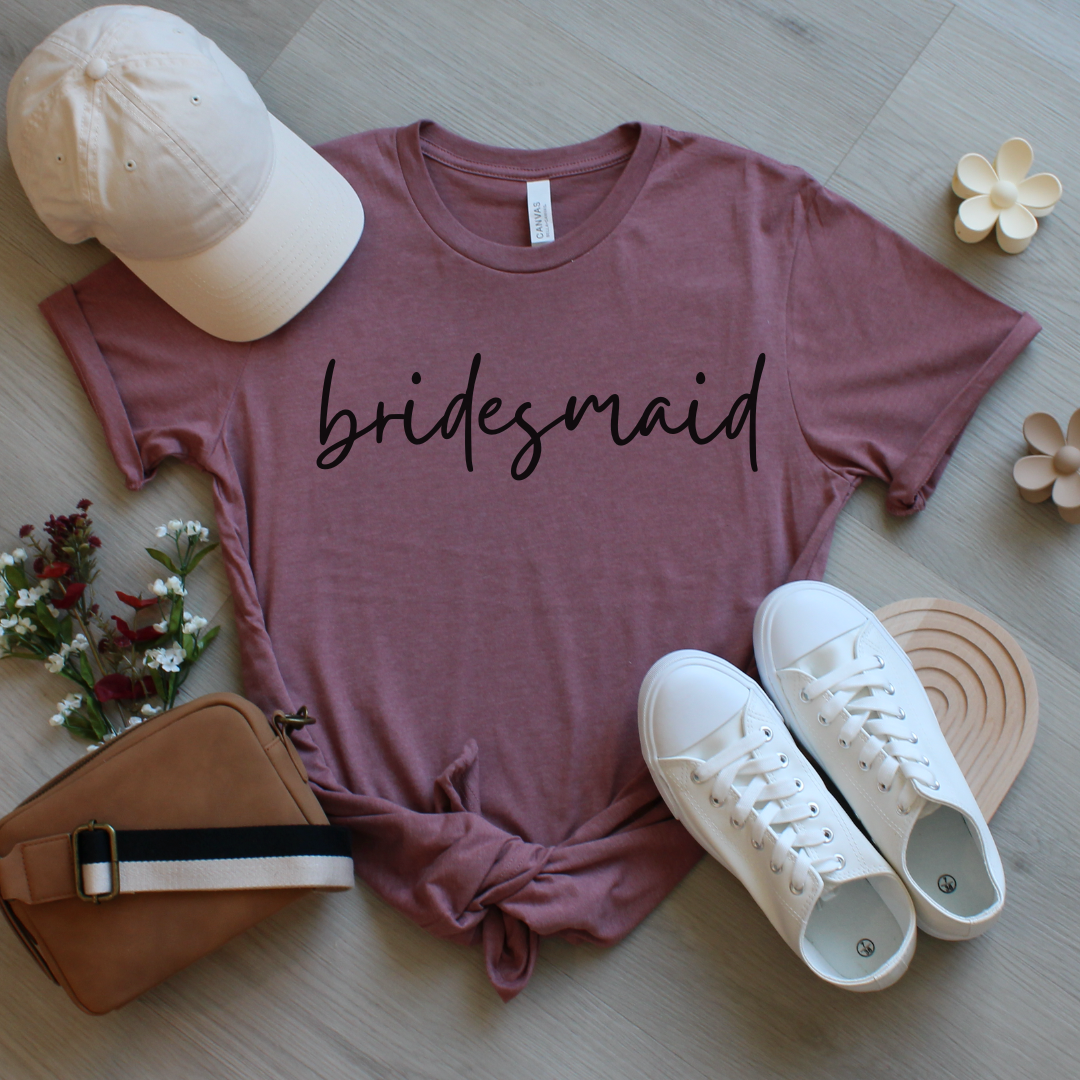 Simplistic Bridesmaid T-Shirt