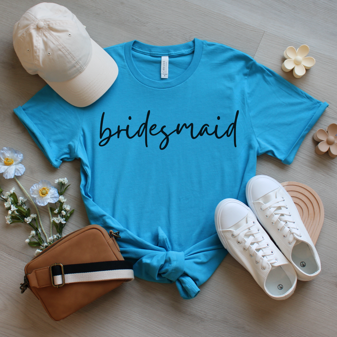 Simplistic Bridesmaid T-Shirt