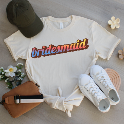 Retro Bridesmaid T-Shirt