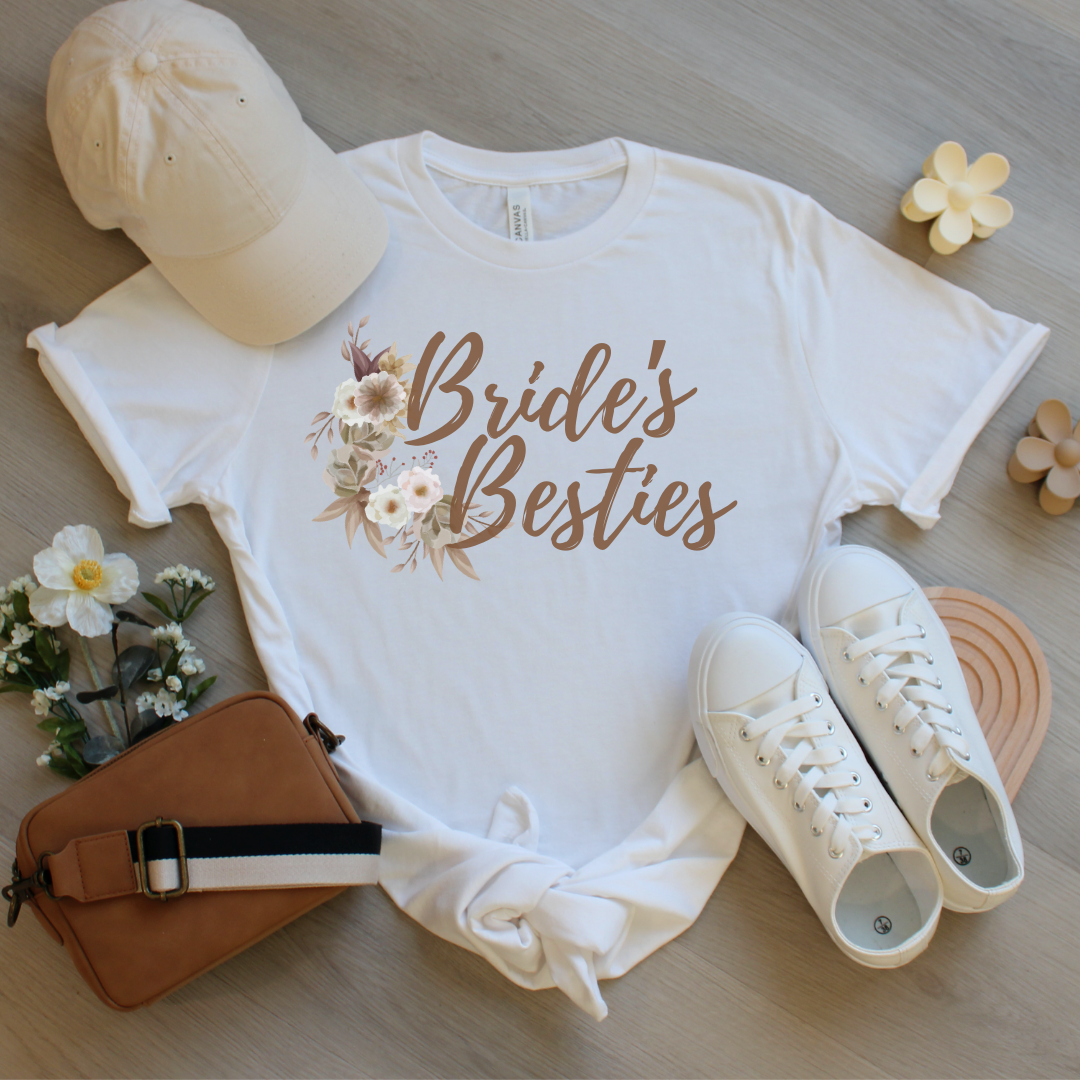 Rustic Bride's Besties T-Shirt