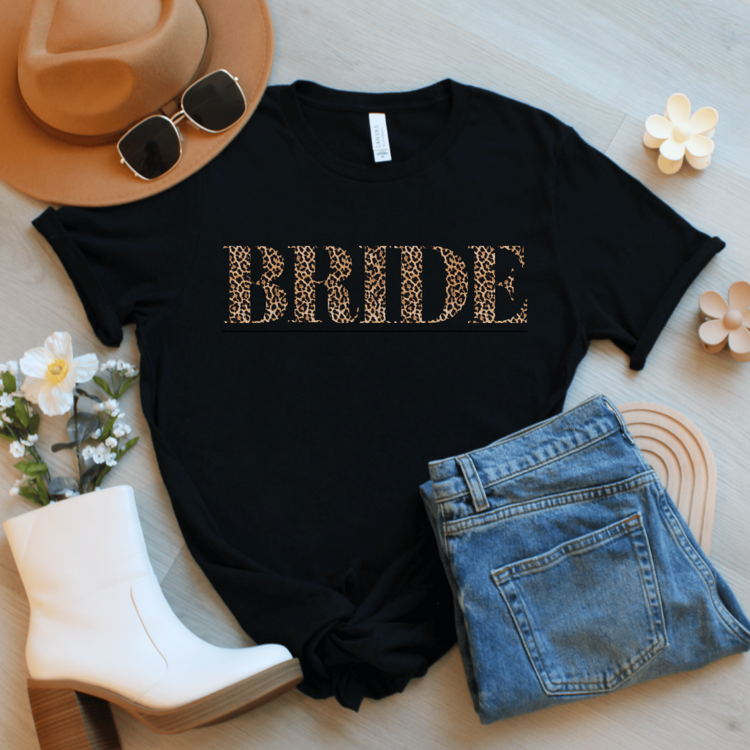 Leopard Print Bride T-Shirt