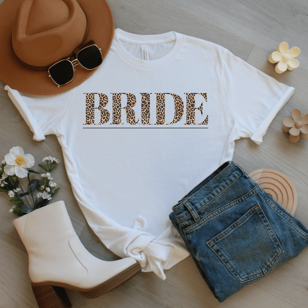 Leopard Print Bride T-Shirt